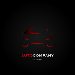 Auto car logo design vector illustration template