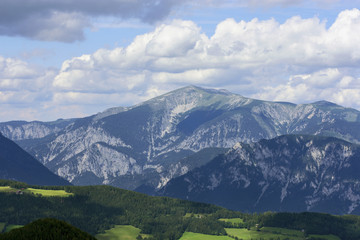 Fototapeta premium Alpen mountains at sunny day