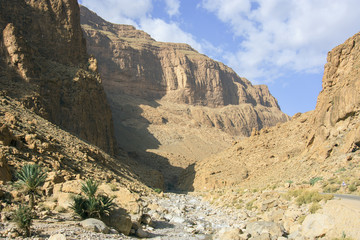 Bare Atlas mountain in Morocco