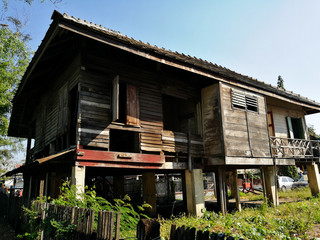 Old uninhabited house, It has been abandoned for a long time