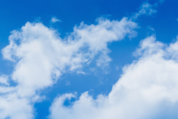 Obraz na płótnie Canvas Cloud clear sky for background