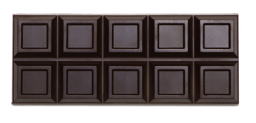  chocolate bar isolated on white