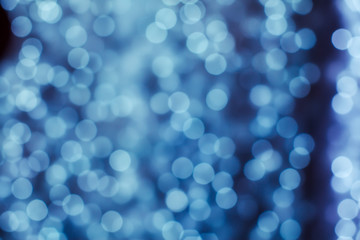 bokeh effect background of decoration on backdrop