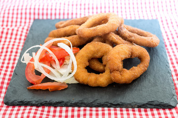Fast food Homemade Crunchy Fried onion rings