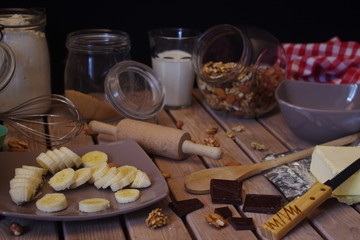 préparation gâteau