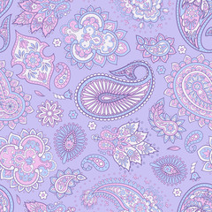 paisley seamless pattern. damask vector background