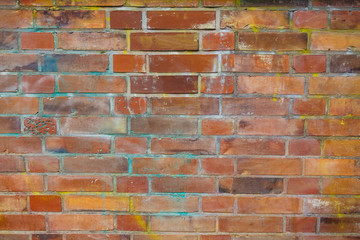 big brown wall texture with bricks