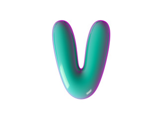 Fototapeta premium Alphabet and numbers 