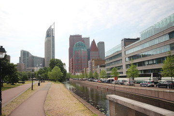 Skyline of The Hague, the Netherlands