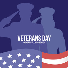 Veterans Day illustration. EPS 10 vector. - 179432881