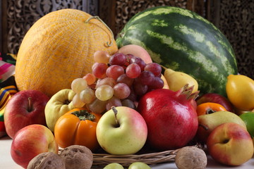 Fresh fruit on the table