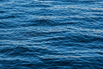 Small ripples on water background