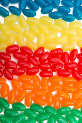jelly beans isolated