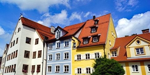 Fototapeta na wymiar Altstadt von FÜSSEN im Allgäu