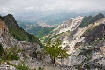 Carrara marble quarry, Italy