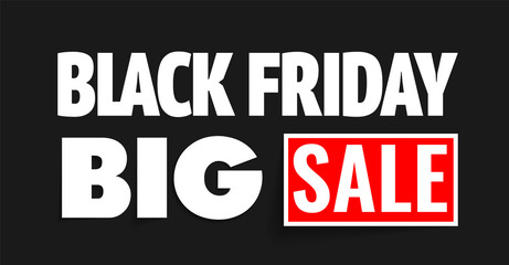 Obraz premium Black friday. Vector illustration. For flyers, invitation, posters, brochure, banners.