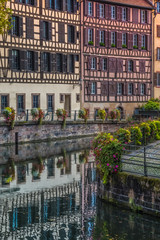 Naklejka premium La Petite France, Strasbourg, Alsace, France