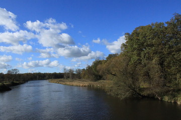 Goldener Oktober an der Mulde bei Dessau