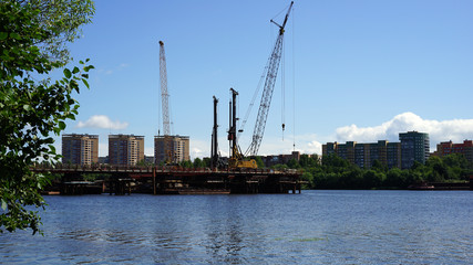Obraz premium Bridge construction