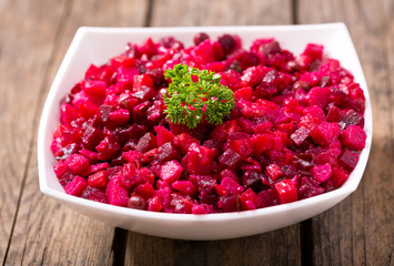  Traditional russian beet salad vinaigrette