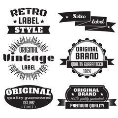 Obraz premium Vintage Retro Vector Logo for banner