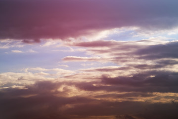 Sky background with clouds . Sky with clouds