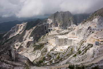 Carrara marble quarry, Italy