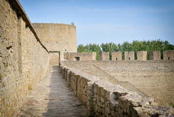 Древняя крепость в Ивангороде.