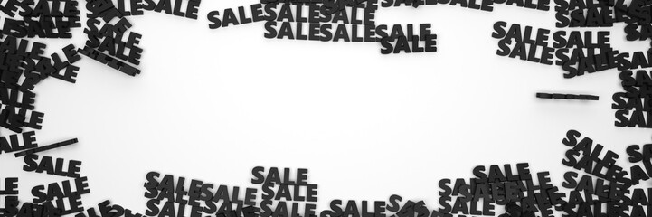 sale background 3d 
