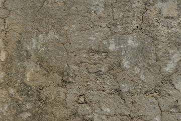 Gray cement wall texture, concrete surface closeup
