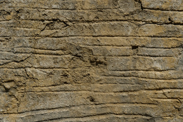 Gray cement wall texture, concrete surface closeup
