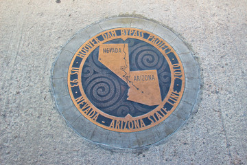 Hoover Dam Nevada Arizona State Line