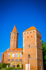 Gothic Piast Castle (Zamek Piastowski) in Legnica, Silesia, Poland