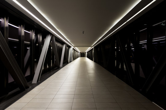 Black and White Corridor