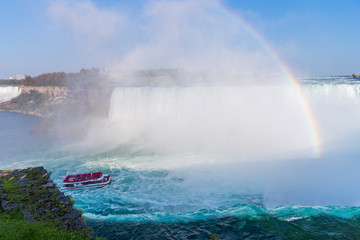 Niagara Falls Landscape with Rainbow