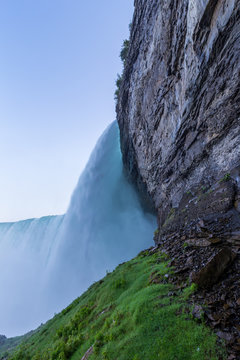 Niagara Falls Behind the Rock