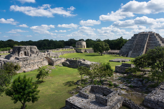 Site maya de Mayapan, Yucatán, Mexique