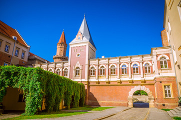 Fototapeta premium Gothic Piast Castle (Zamek Piastowski) in Legnica, Silesia, Poland