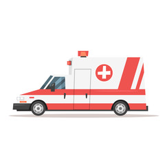 illustration of ambulance car