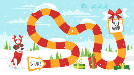 Christmas board game