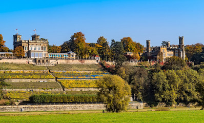 Fototapeta na wymiar Lingnerschloss - Schloss Eckberg, Elbschlösser, Dresden
