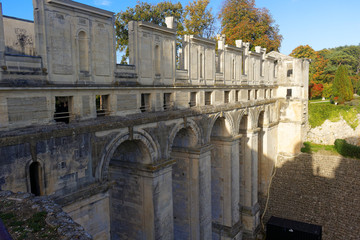 Ruins of old castle of Fere en tardenois, Aisne, France