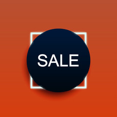 sale banner circle