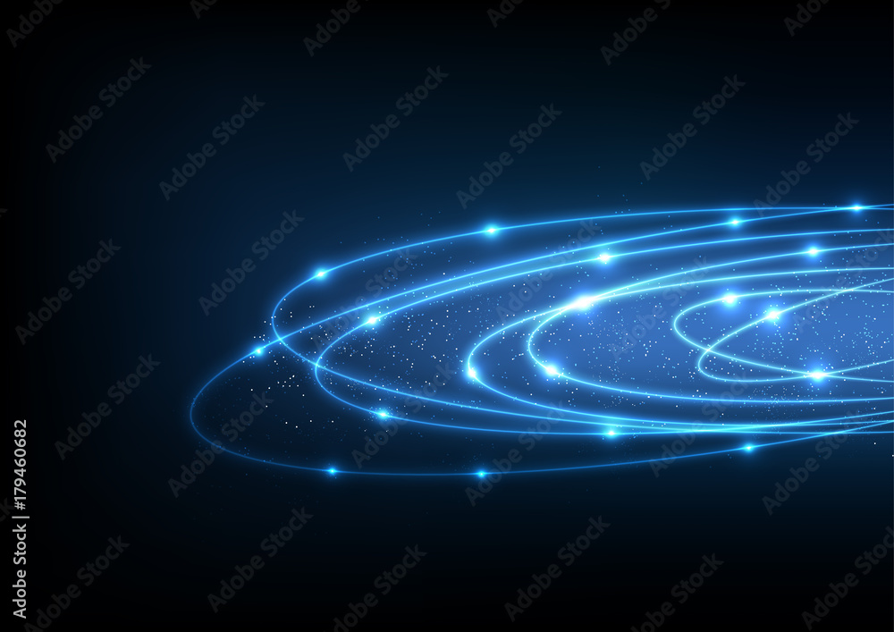 Poster vector background abstract technology communication data science
