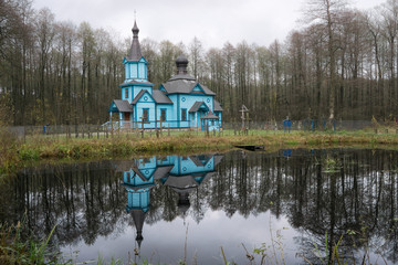 wooden orthodox church in Koterka, Poland