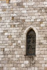Fototapeta na wymiar Ventana catedral Santander