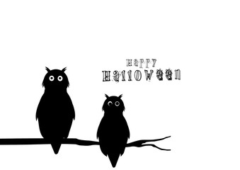 Happy Halloween Text Banner,
