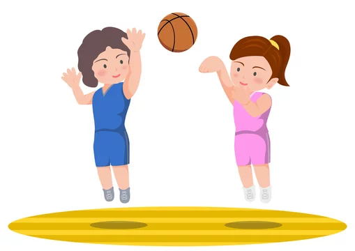 バスケットボール 女子 ジャンプシュート シュートブロック Stock イラスト Adobe Stock バスケットボール 女子 ジャンプシュート シュートブロック Stock イラスト Adobe Stock