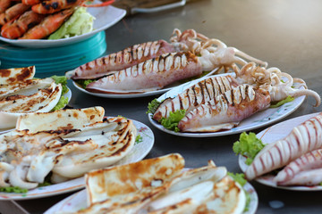 Seafood Grilled Squid