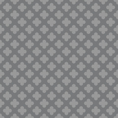 Seamless gray vintage pattern vector